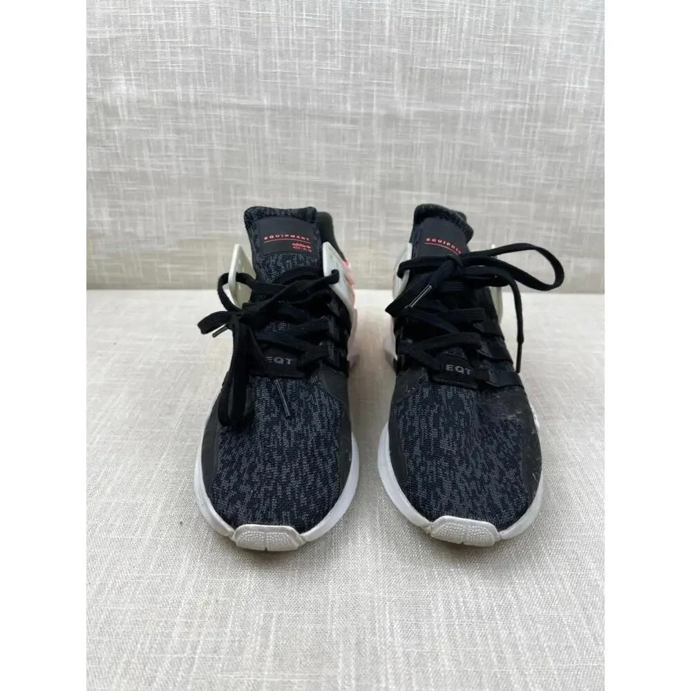 Adidas Men's Sneakers Size 11.5 Black with Pink and White‎ Accents